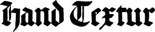 Hand Textur Font