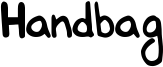 Handbag Font