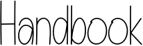 Handbook Font