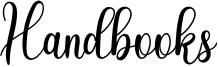 Handbooks Font