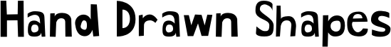 HandDrawnShapes.otf