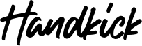 Handkick Font