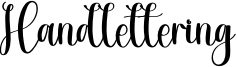 Handlettering Font