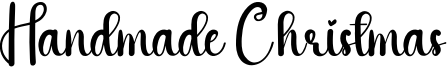 Handmade Christmas Font