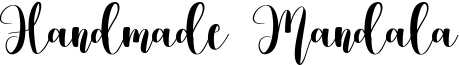 Handmade Mandala Font