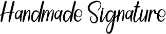 Handmade Signature Font