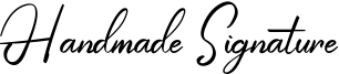 Handmade Signature Font