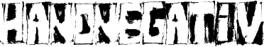HandNegativ Font