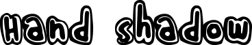 Hand Shadow Font