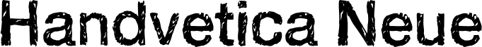 Handvetica Neue Font