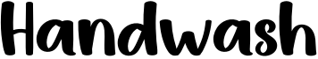 Handwash Font