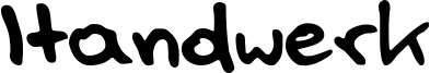 Handwerk Font