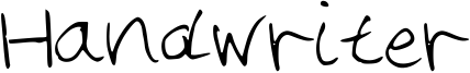 Handwriter Font