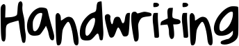 Handwriting Font
