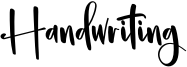 Handwriting Font