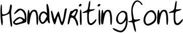 Handwritingfont Font
