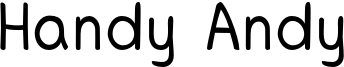 Handy Andy Font