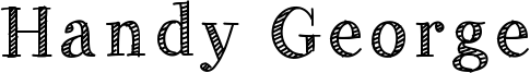 Handy George Font