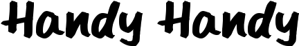 Handy Handy Font