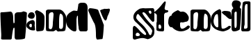 Handy Stencil Font