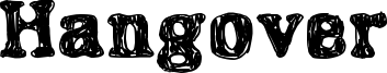 Hangover Font