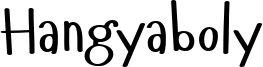 Hangyaboly Font