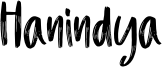 Hanindya Font