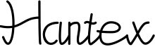 Hantex Font
