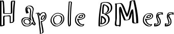 Hapole BMess Font