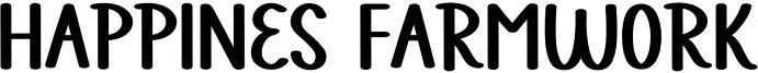 Happines Farmwork Font