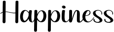 Happiness Font