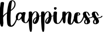 Happiness Font