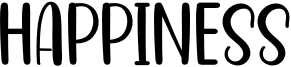 Happiness Font