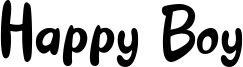 Happy Boy Font