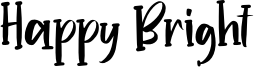 Happy Bright Font