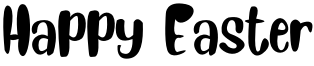 Happy Easter Font