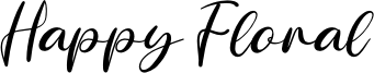 Happy Floral Font