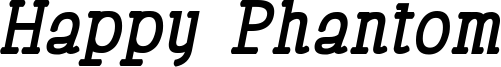 Happy Phantom Bold-ITALIC.ttf
