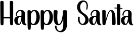 Happy Santa Font