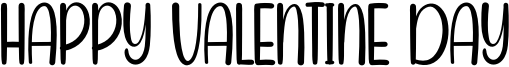 Happy Valentine Day Font