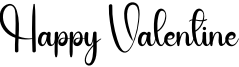 Happy Valentine Font