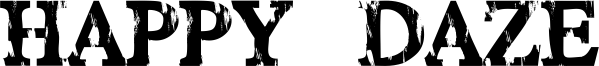 Happy Daze Font