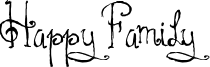 Happy Family Font