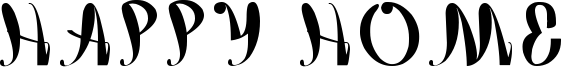 happy home.ttf