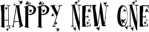 Happy New One Font