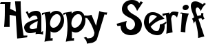 Happy Serif Font