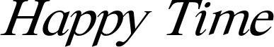 Happy Time Font