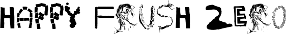 Happy Frush Zero Font