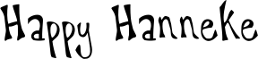Happy Hanneke Font