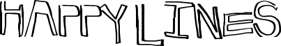 Happy Lines Font